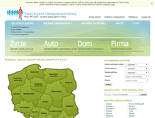 Tablet Screenshot of agent-ubezpieczeniowy.com.pl